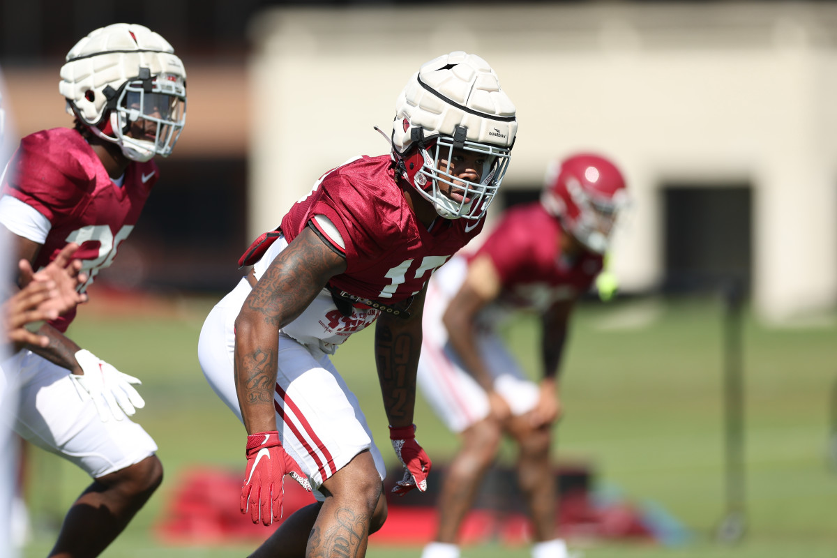 Trezmen Marshall, Alabama football practice - April 10, 2023